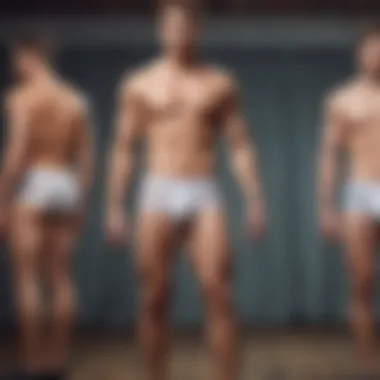 The Evolution of Boyfriend Underwear Design An artistic representation of the evolution of boyfriend underwear over the years