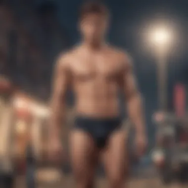 Styling Boyfriend Underwear: Versatile Looks A creative layout illustrating the various styling options for boyfriend underwear
