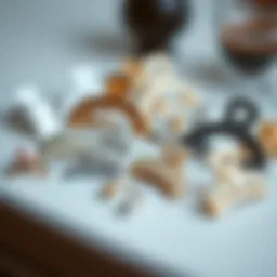 Elegant bulk claw clip assortment showcasing diverse designs