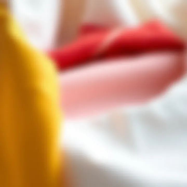A close-up of different fabric textures suitable for culinary attire, emphasizing durability and comfort