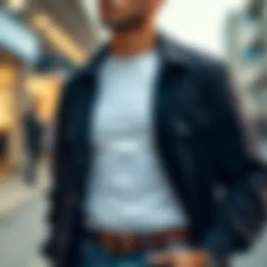 Styling Strategies for Modern Looks Man wearing a fitted undershirt under a casual outfit