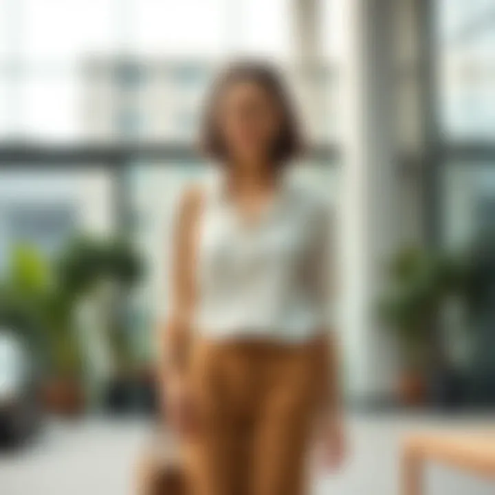 Smart Casual Ensemble for Daily Classroom Wear Comfortable yet stylish petite teacher outfit with smart casual flair