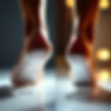 Before and after comparison showcasing the effects of regular scrubber use