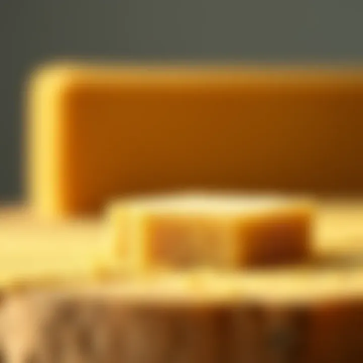 Emery sponge showcasing its texture and grit