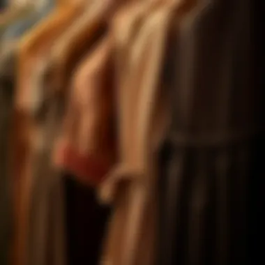 Various fabric textures highlighting the versatility of brown dresses