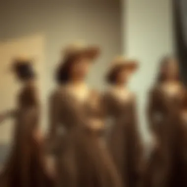 Sustainable fashion choices represented by timeless brown dresses