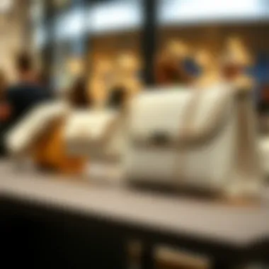 Historical timeline showcasing the evolution of clutch bags