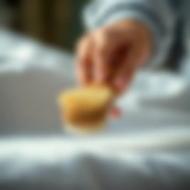 Effective Use of the Brush on Fabric Demonstration of brush in action on fabric