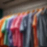 Versatile Gingham Shirt Collection Elegant display of plus size gingham shirts in various colors and patterns