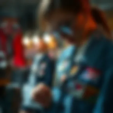 Step-by-step application of vinyl patches on clothing