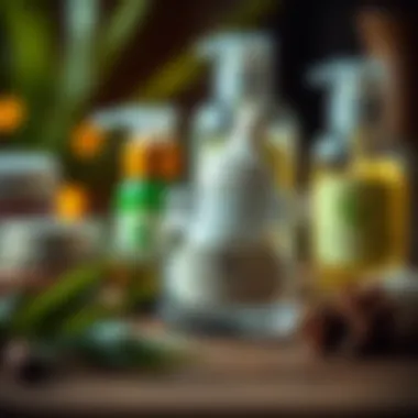 A travel size jar filled with organic skincare products showcasing eco-friendly packaging.