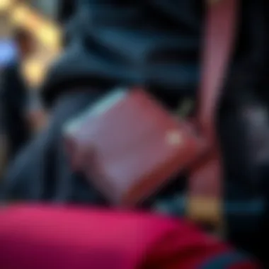 Discreet and Stylish Travel Solutions Stylish travel wallet integrated with clothing for discreet storage