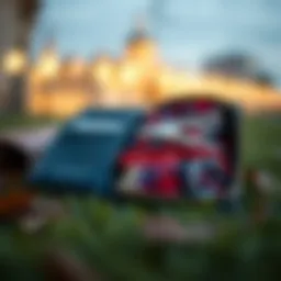 Travel wallet showcasing under clothes storage design