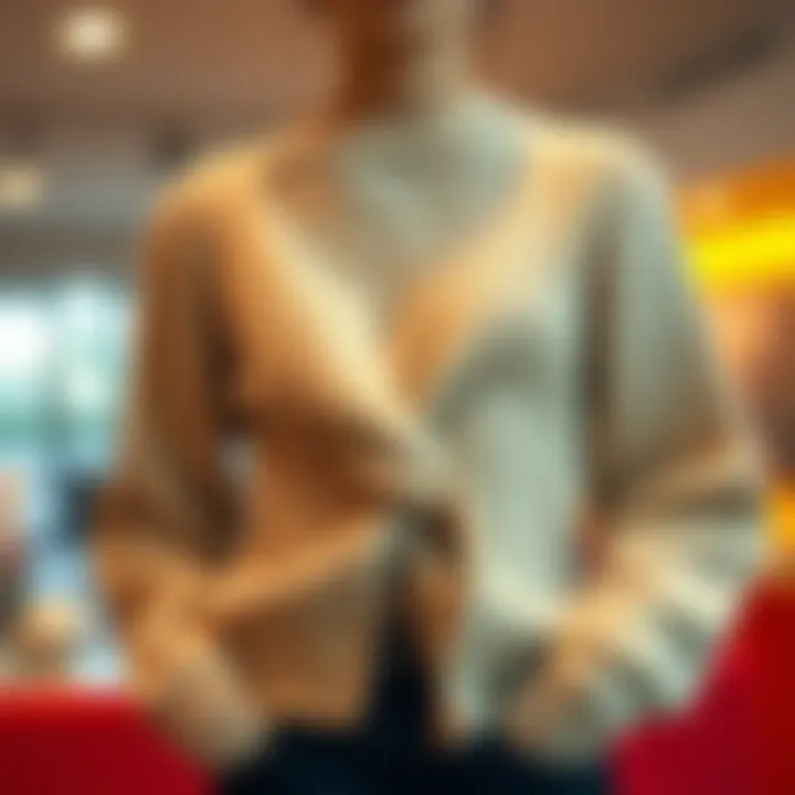 Care and maintenance tips for twisted front sweater