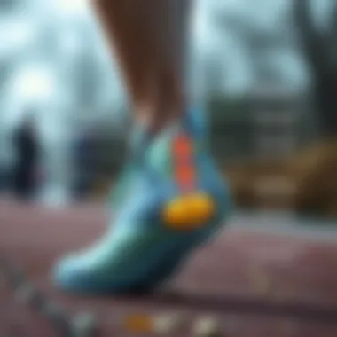 Foot anatomy diagram illustrating pressure points and shoe impact