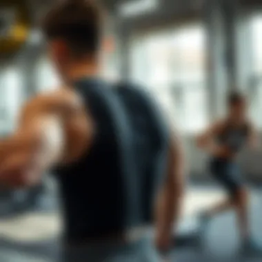 Maximizing Workout Efficiency with Sweat Vests Person wearing a sweat vest during an intense workout