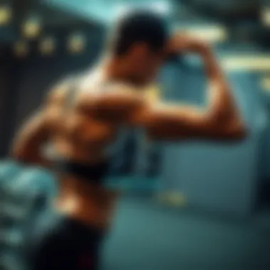 Diagram showcasing effective upper arm exercises