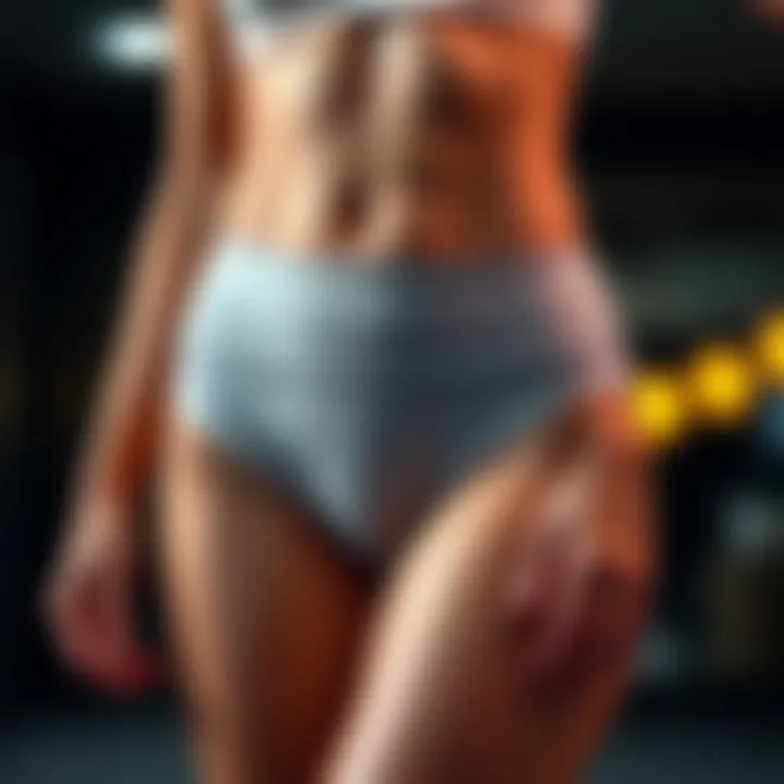 Correct Fit and Usage of Waist Trimmer Underwear Demonstration of proper fit and usage of waist trimmer underwear