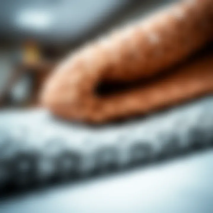 Durable Materials for Waterproof Bathroom Mats Close-up of durable materials used in waterproof bathroom mats