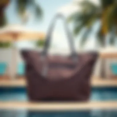 Eco-Friendly Waterproof Pool Totes Eco-friendly waterproof pool tote made from sustainable materials