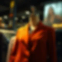 Stylish plus size business attire on a mannequin