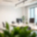 Elegant white cable management box enhancing a modern workspace