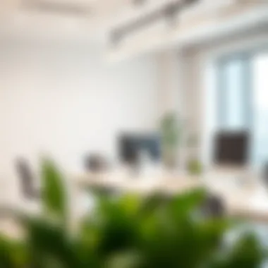 Elegant white cable management box enhancing a modern workspace