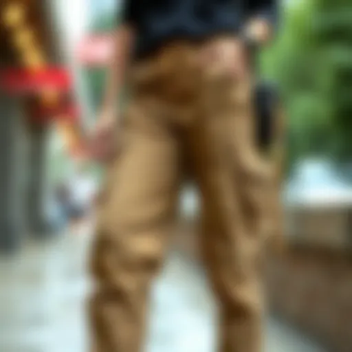 Historical evolution of cargo pants