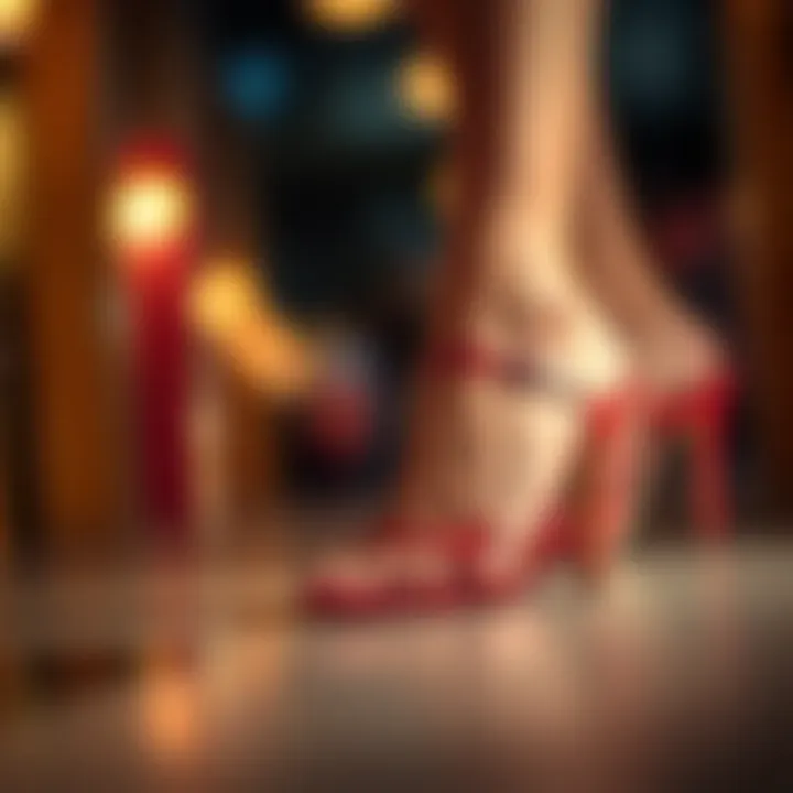 Chic heeled sandals ideal for evening events