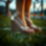 Stylish Zodia wedges showcasing unique design elements